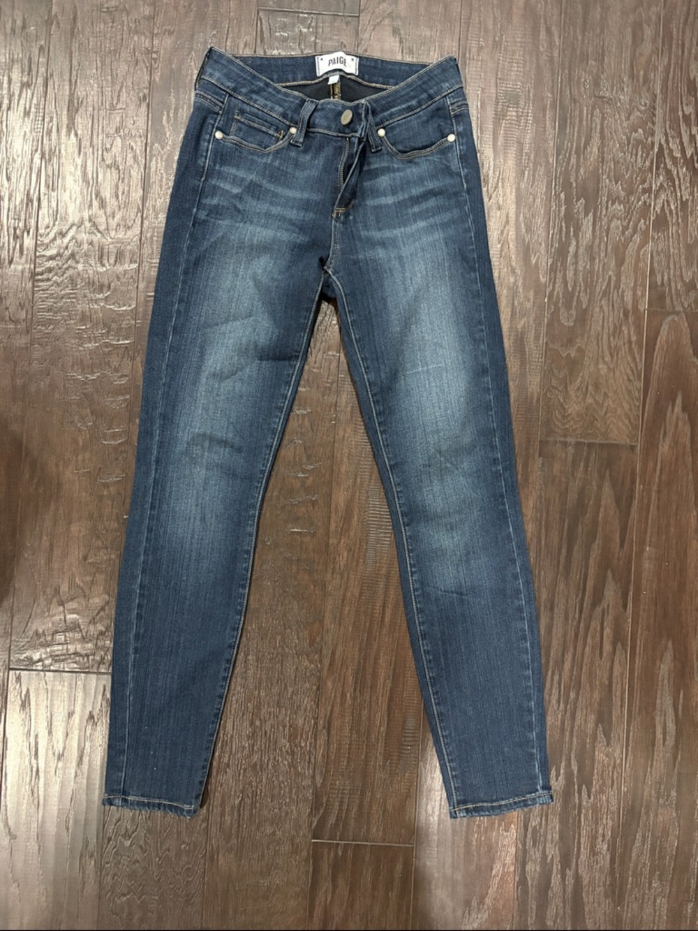 PAIGE Dark Wash Skinny Jeans